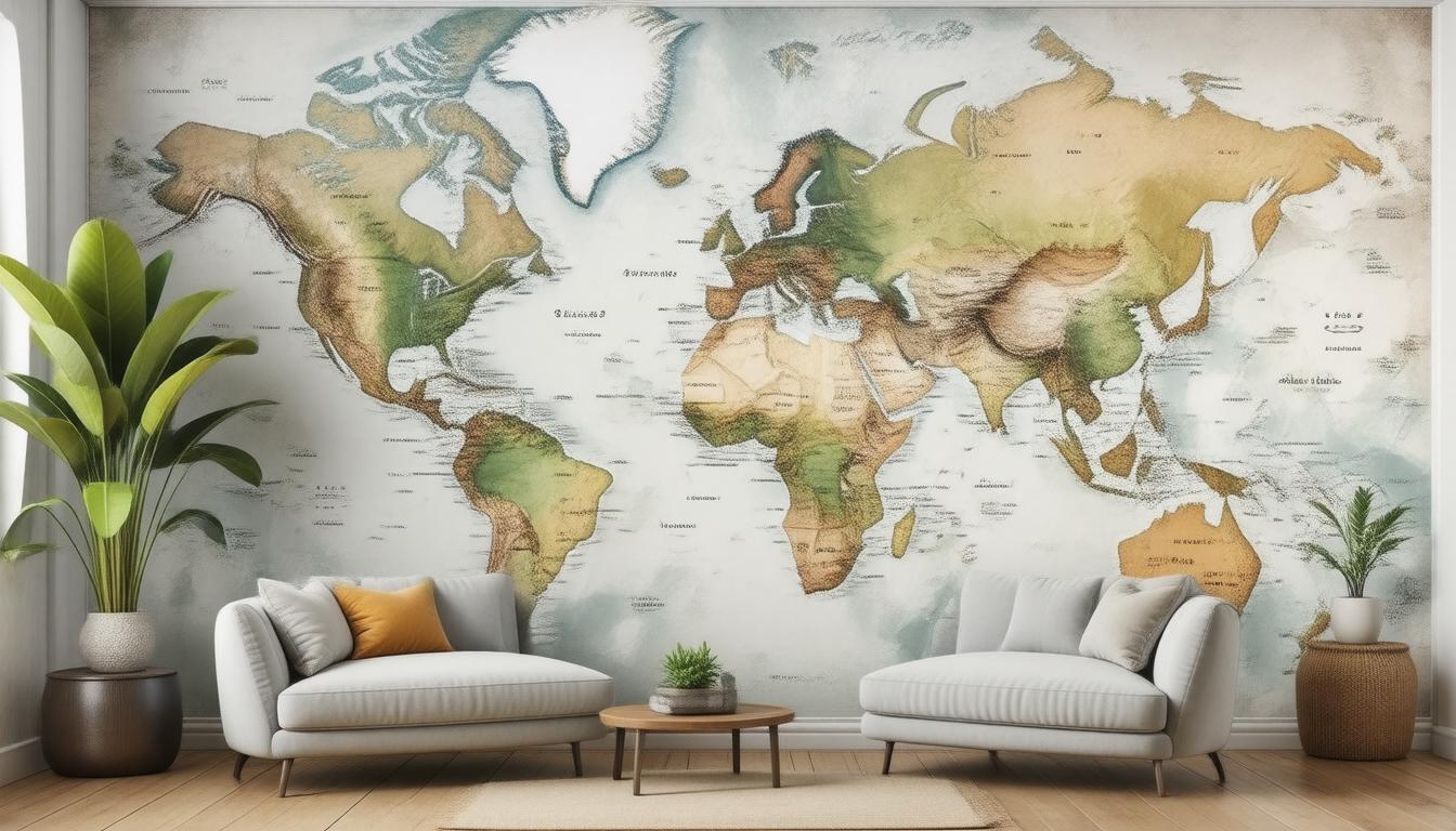 Transform Your Space with Stunning Map Wall Decals: A Guide to Adventure in Home Decor