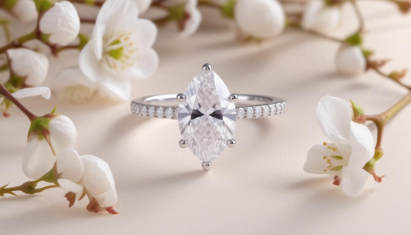 Why a Pear Shaped Moissanite Engagement Ring is the Perfect Symbol of Love