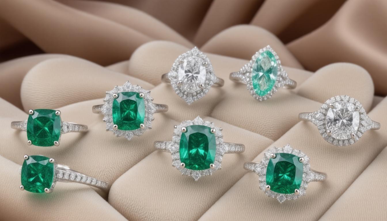 Designing Your Dream: Styles of Emerald Moissanite Rings