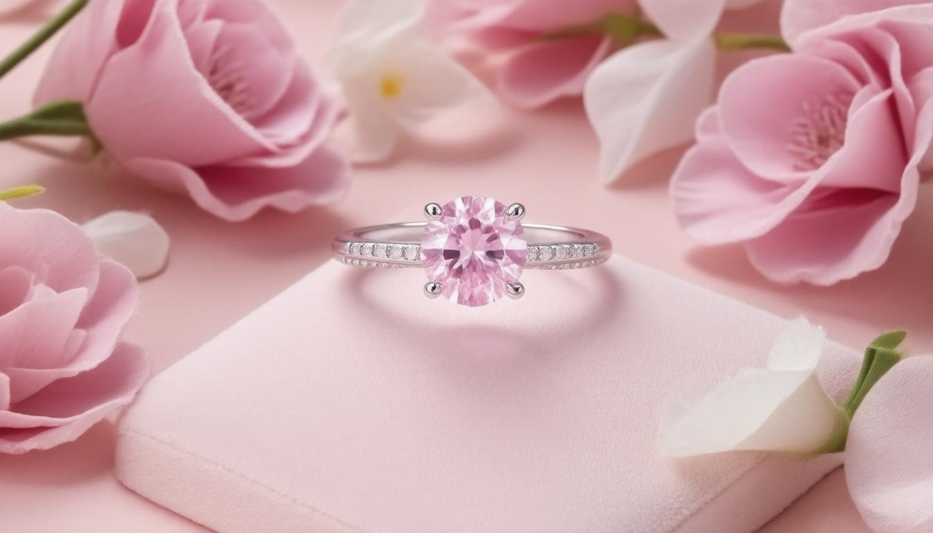 Why Choose a Pink Moissanite Ring?