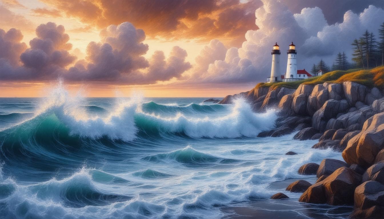 Techniques and Mediums Used in Seascape Art