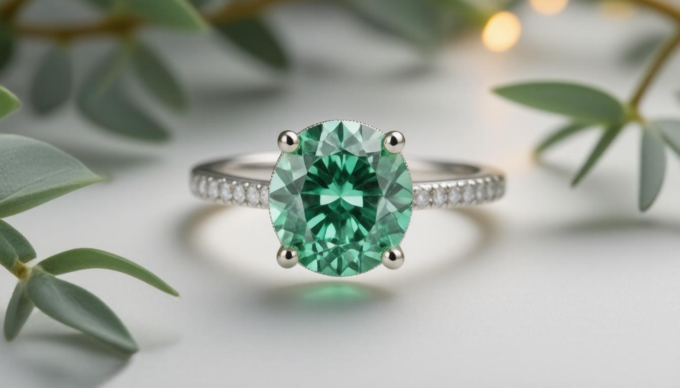 Why a Green Moissanite Ring is the Perfect Choice for Modern Engagements