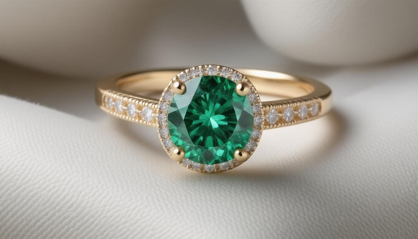 Designing the Perfect Green Moissanite Ring