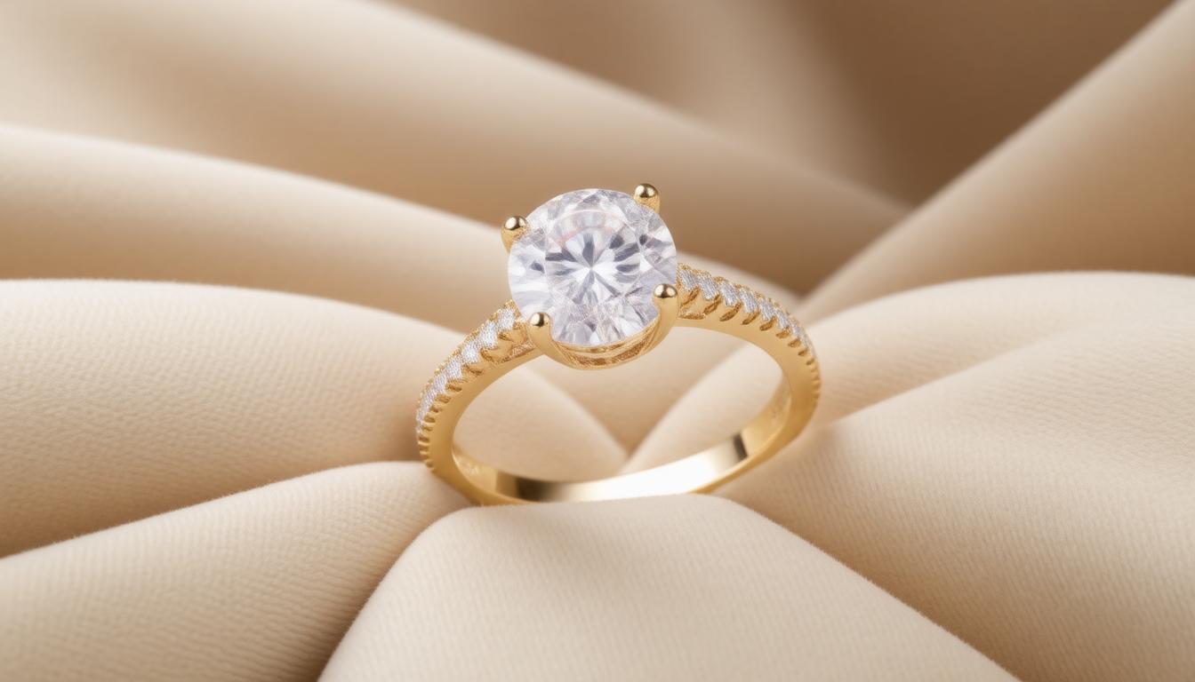 Why Gold Moissanite Rings Are the Ultimate Symbol of Luxury and Affection