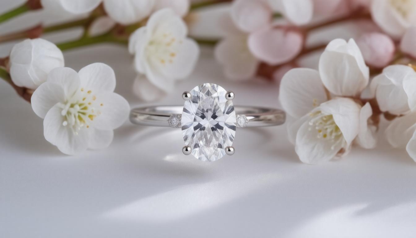 Radiate Love: Why an Oval Moissanite Engagement Ring is the Perfect Choice for Timeless Elegance