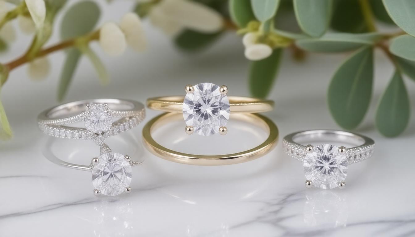 Stylish Settings and Trends for 2ct Moissanite Rings