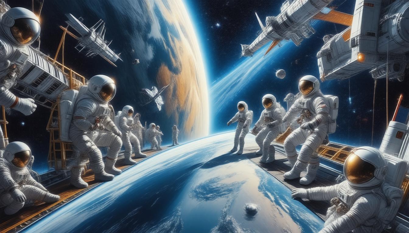 Collaborations and Competition in the Space Industry