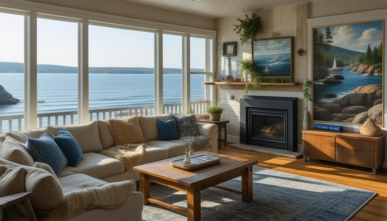 Incorporating Maine Harbor Art into Home Decor