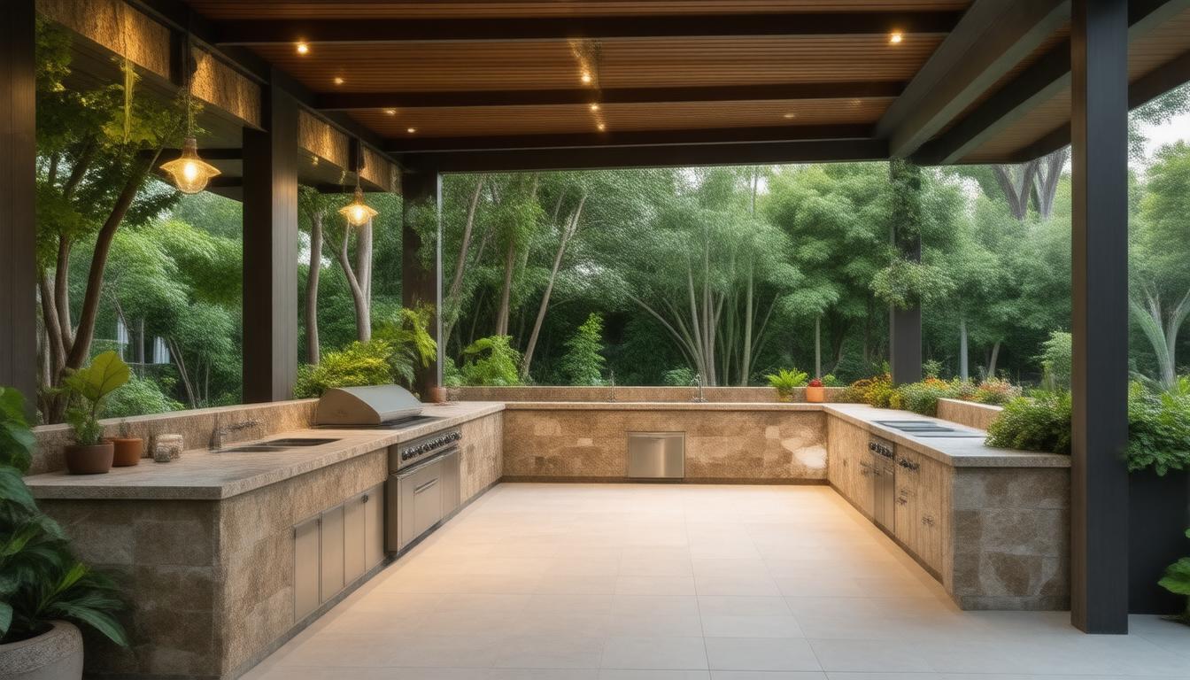 Incorporating Aesthetic Elements into Your Outdoor Kitchen