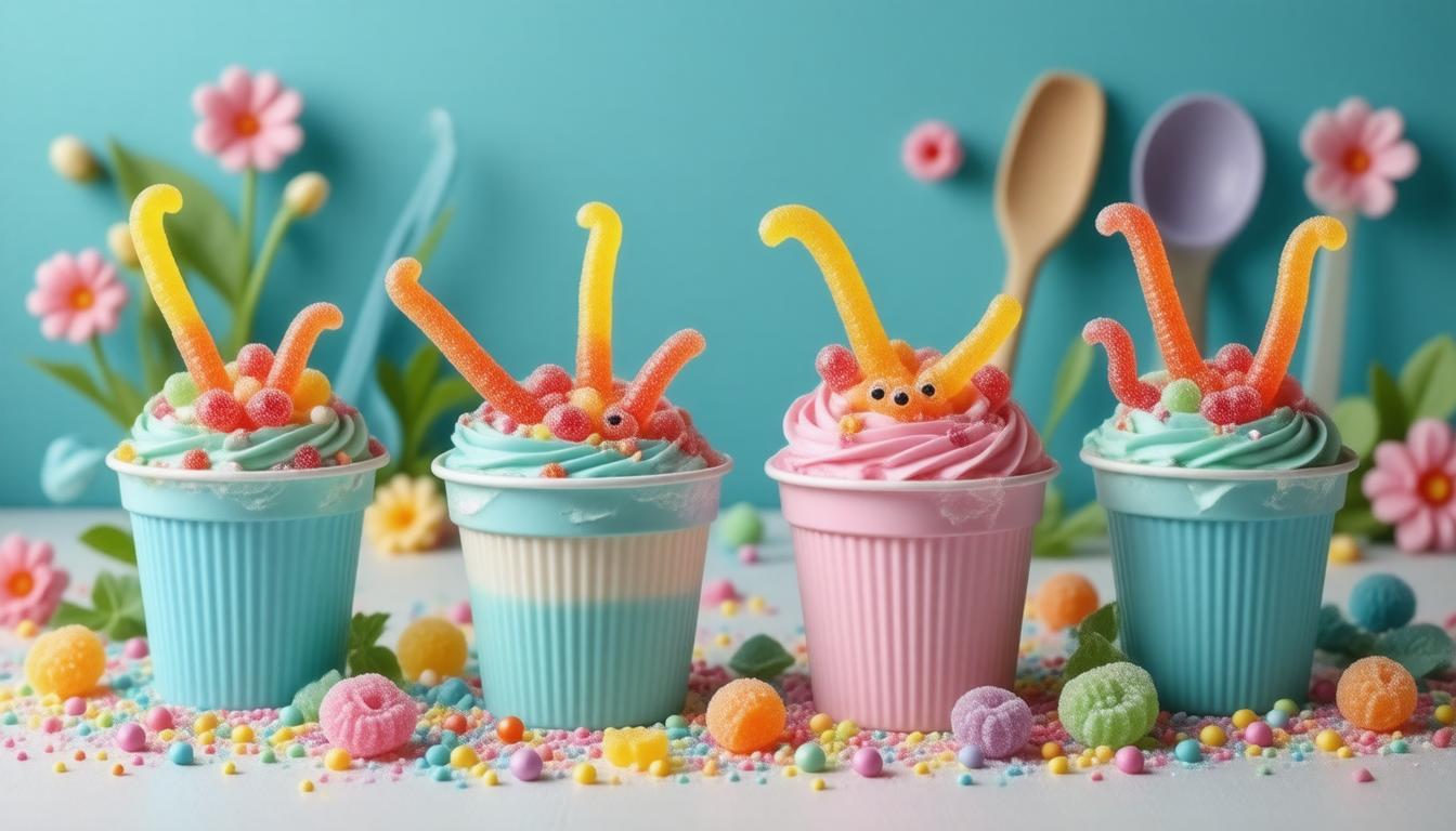 Delightful Wiggly Gummy Worm Dessert Cups: A Fun and Delicious Treat for Any Occasion!