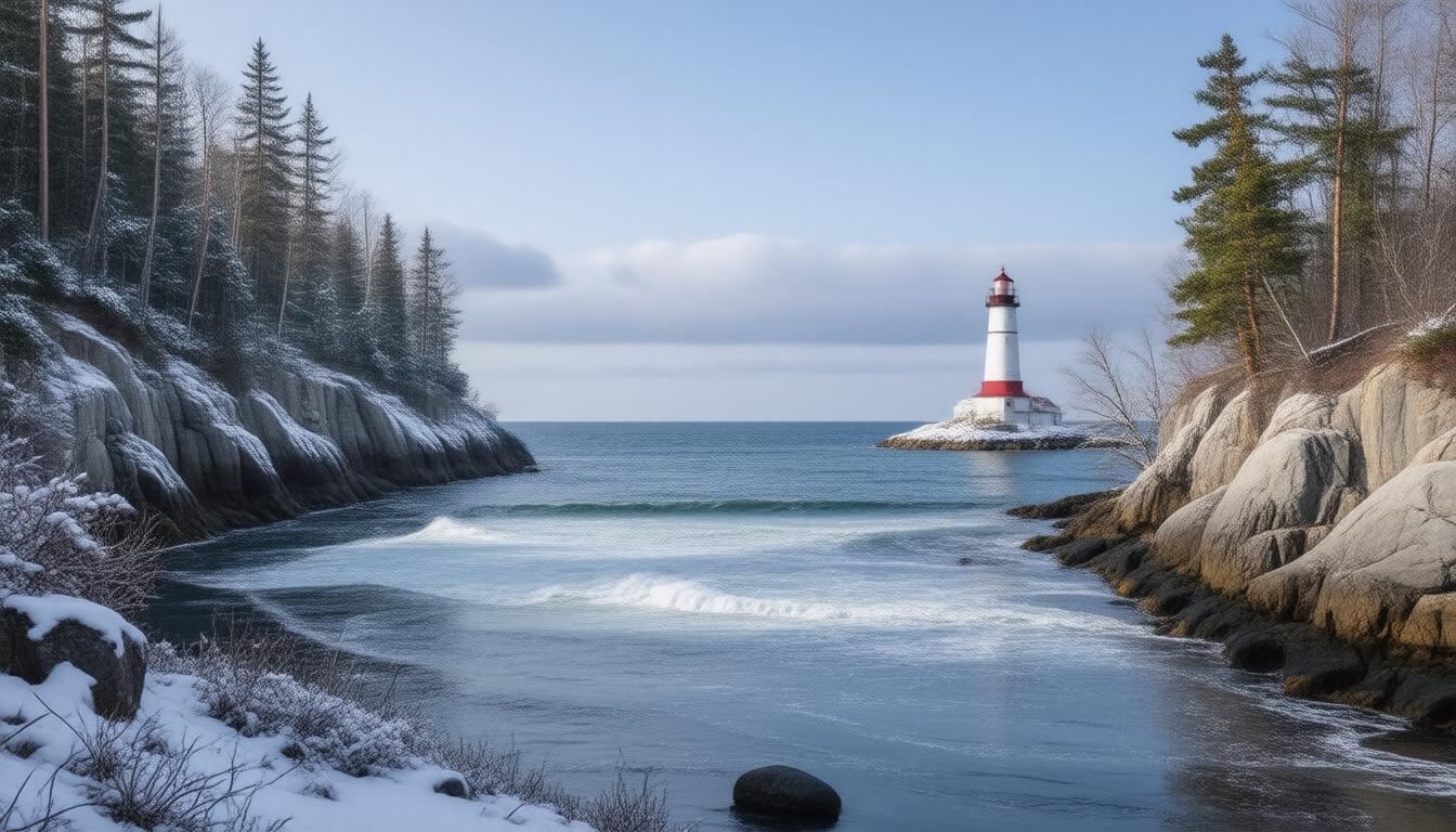 Enchanting Winter Scenes of the Maine Coast: A Visual Guide to Coastal Beauty