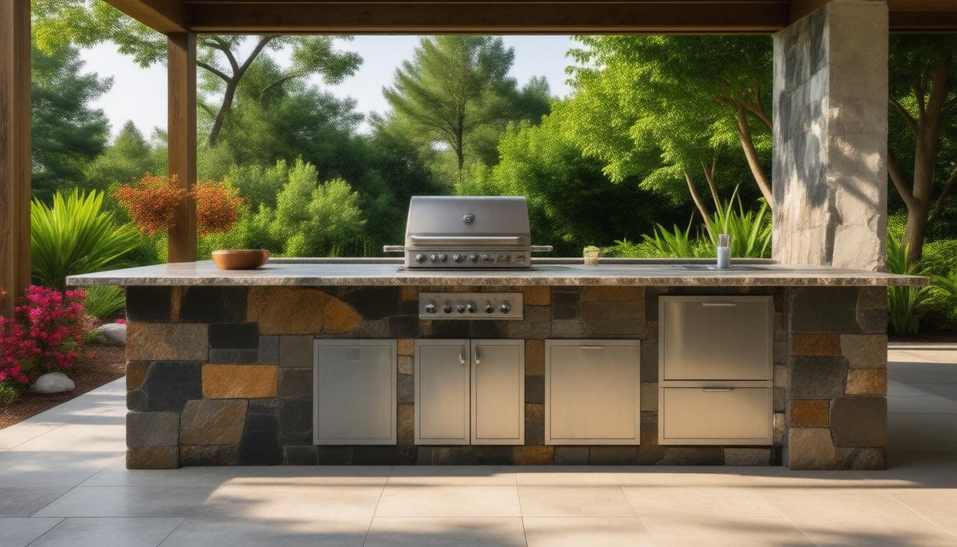 Stylish Stone Options for Your BBQ Island