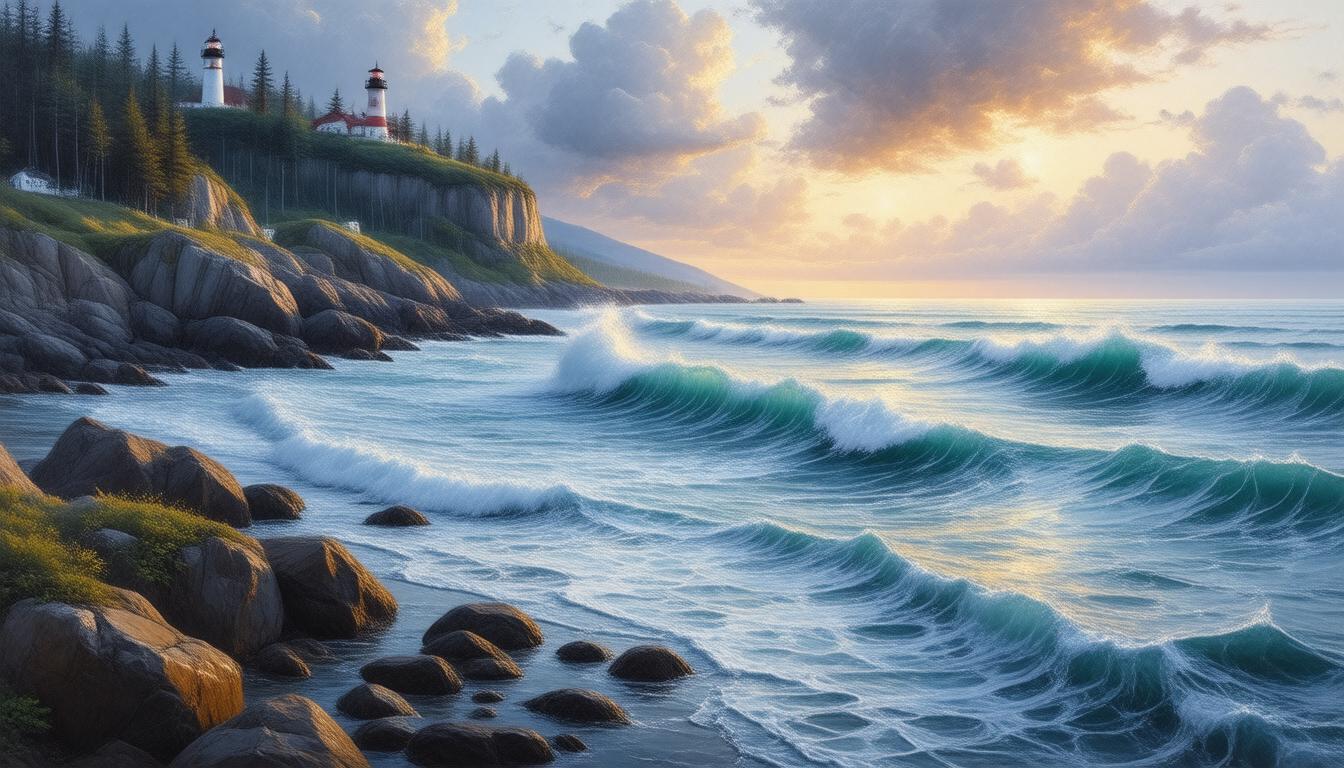 Choosing the Perfect Oversized Maine Seascape for Your Space