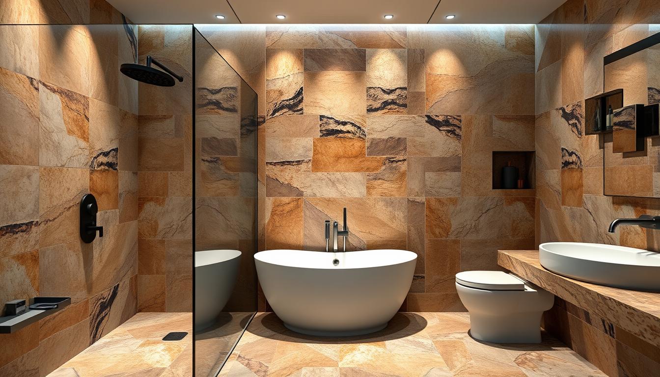Natural Stone Choices for Shower Walls