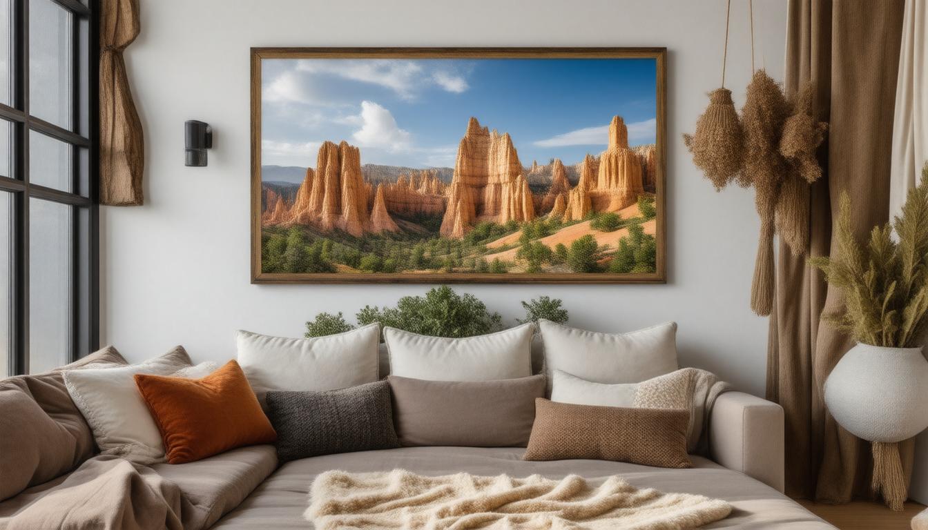 Incorporating Rustic Art Frames in Different Spaces