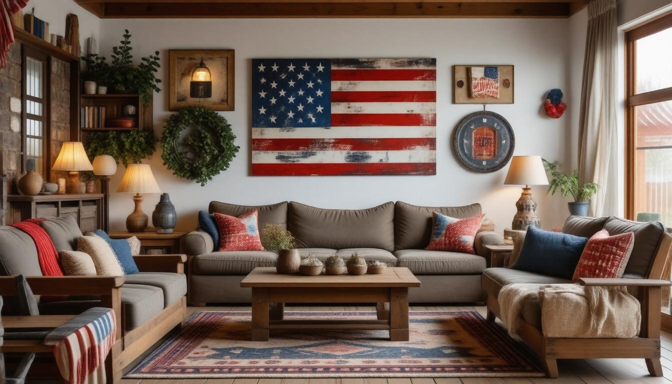How to Incorporate Patriotic Art into Your Home Decor