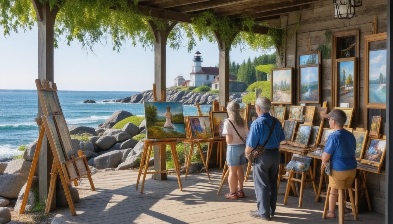 Discover the Vibrant World of Fine Art in Bar Harbor: A Must-See Guide