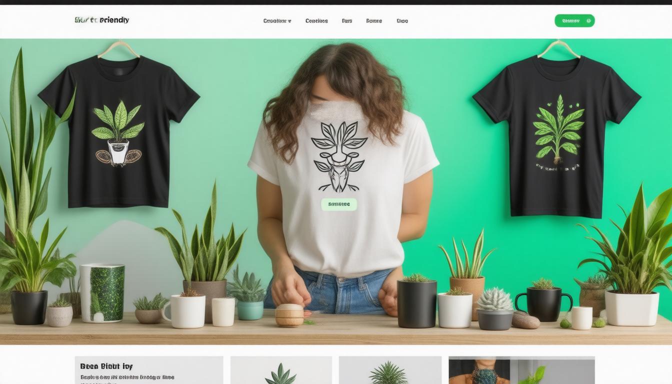 Eco-Chic Creations: Launch Your Custom Shopify Store for Sustainable Art, Apparel, and Accessories