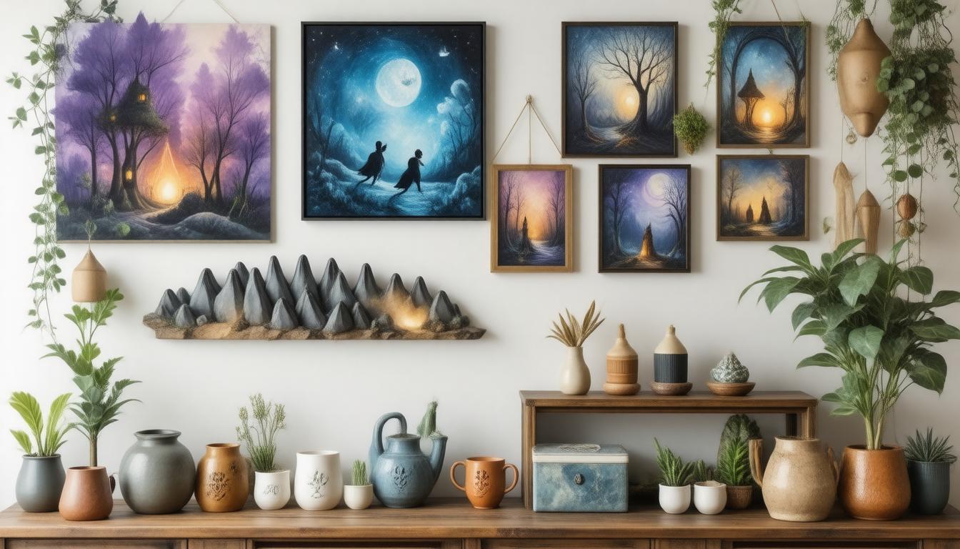Enchanting Fantasy-Themed Gifts: Unleash Your Imagination with Eco-Friendly, Custom Art and Accessories