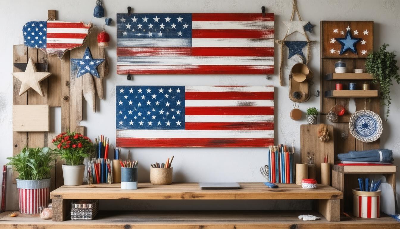 DIY Projects for Custom American Flag Accents