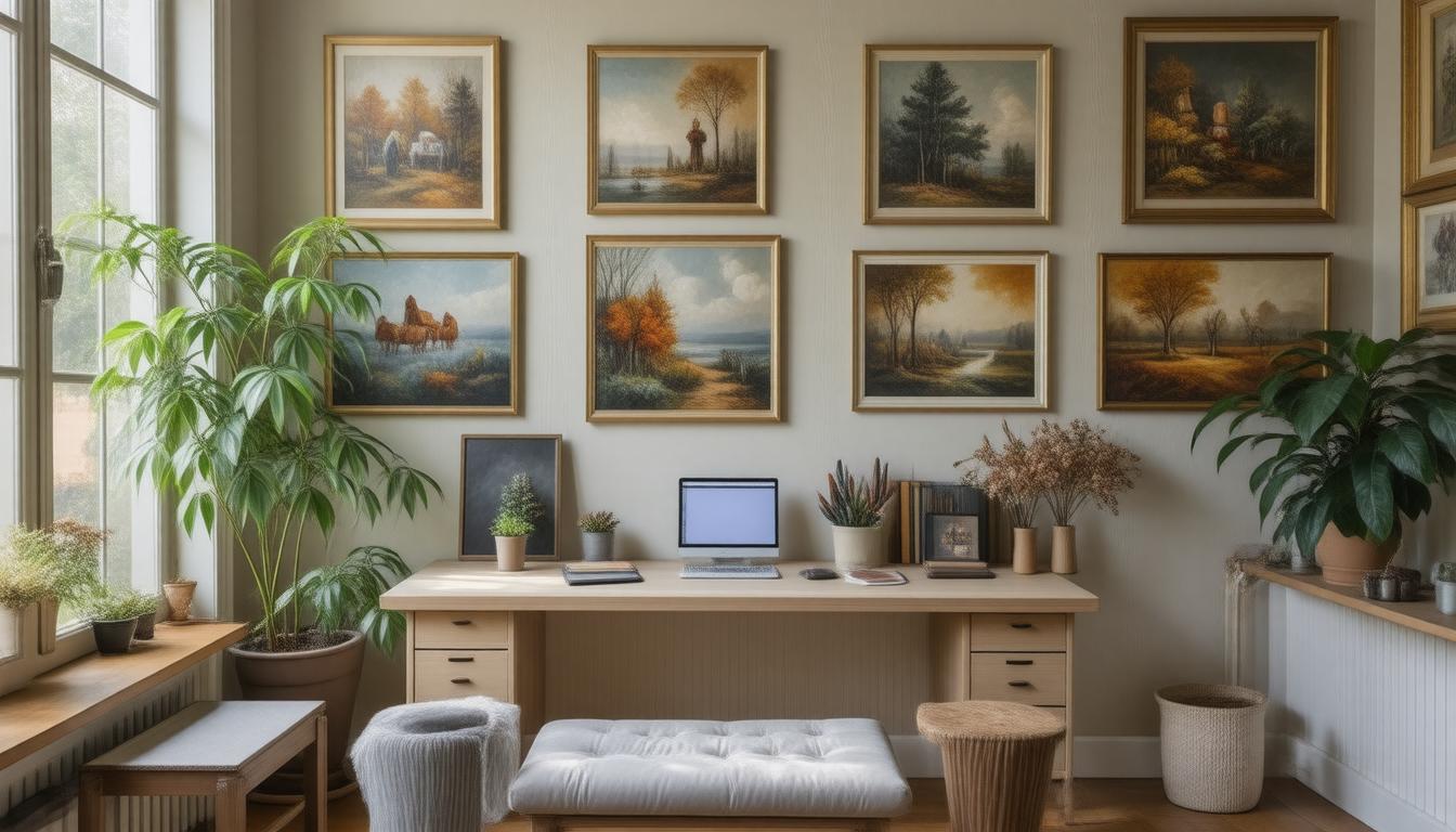 Placement and Arrangement of Art in Your Study Space