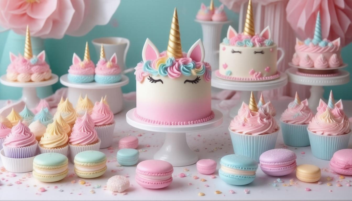 Delightful Unicorn-Themed Treats and Desserts