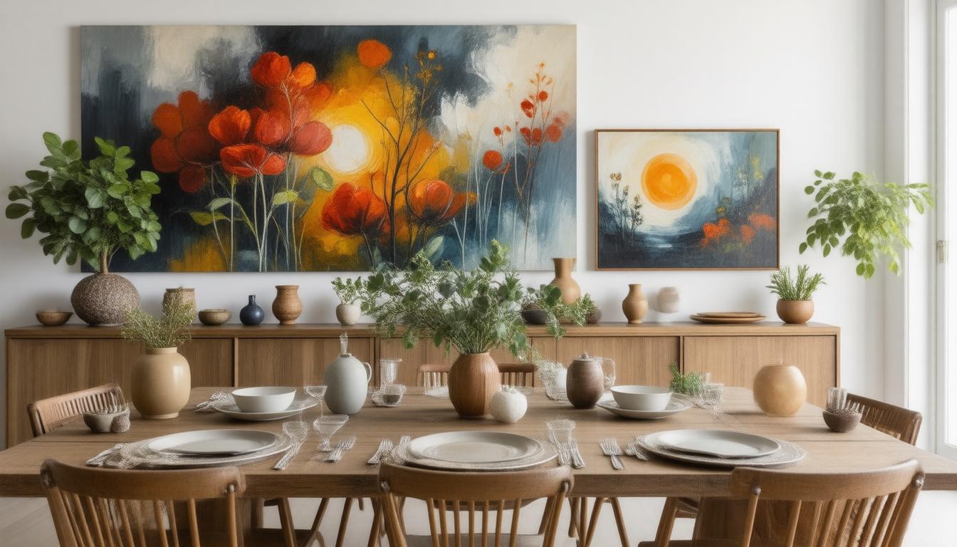 Creative Ways to Incorporate Art into Dining Spaces