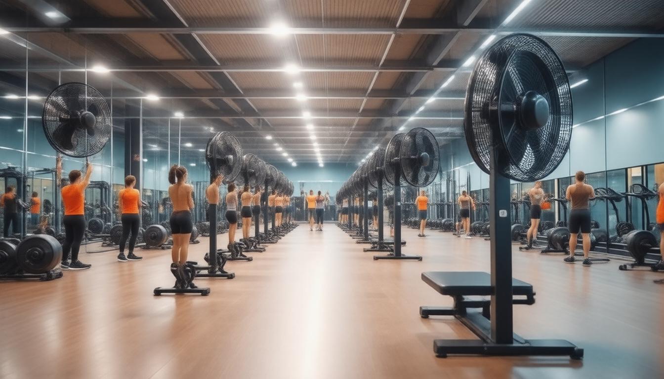 Benefits of Using Heavy-Duty Fans in Gym Environments