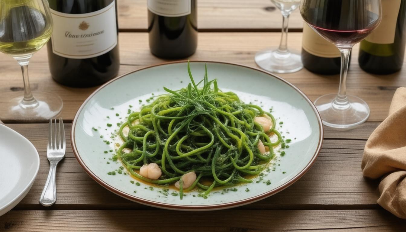 Pairing Wines with<b> Seaweed Pasta Dishes</b>