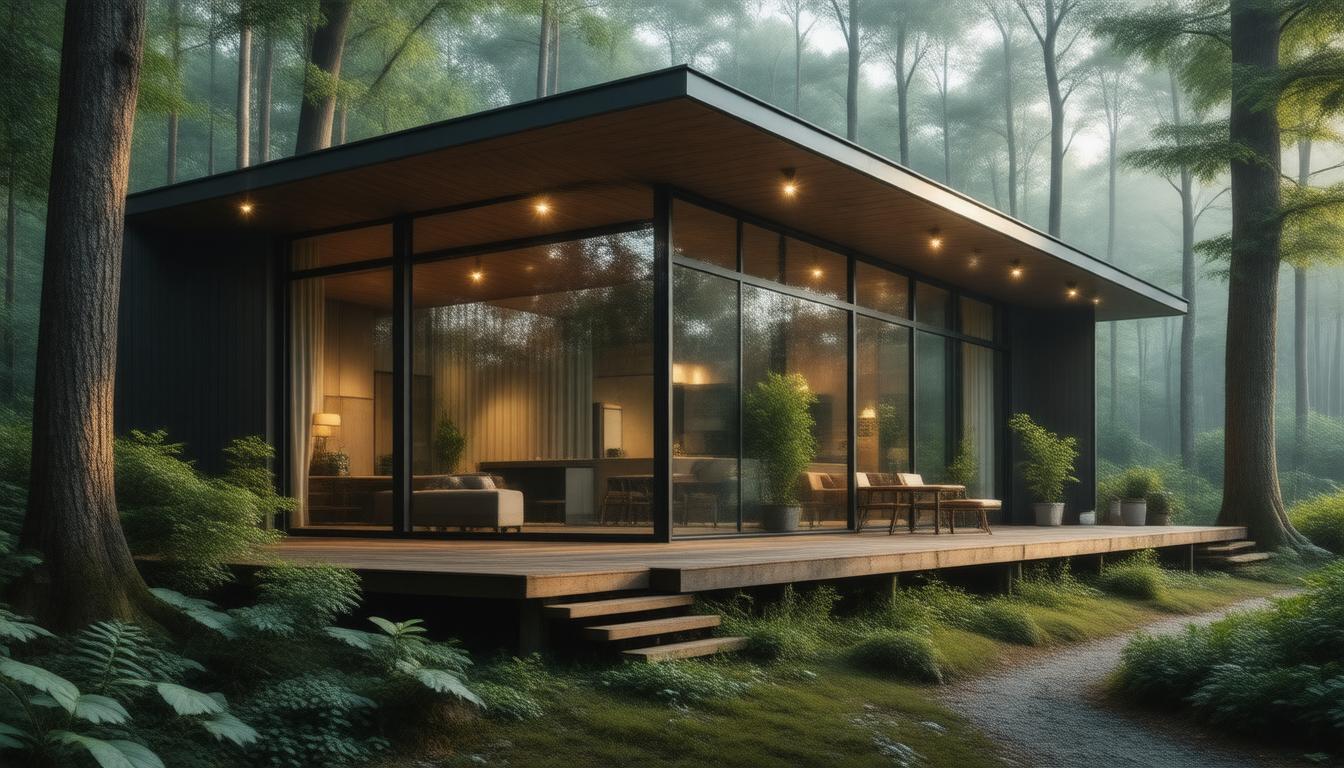 Découvrez la<b> Cabane Moderne</b> : L’Équilibre Parfait entre Design et Nature’ style=’display: block; margin: auto; max-width: 100%; height: auto;’></p>
<h2>Points à retenir</h2>
<ul>
<li>Une<b> cabane moderne</b> allie esthétique contemporaine et confort fonctionnel.</li>
<li>Le design joue un rôle crucial pour maximiser l’espace et la lumière naturelle.</li>
<li>Ces cabanes sont conçues pour s’intégrer parfaitement au paysage environnant.</li>
<li>L’utilisation de matériaux durables est essentielle pour minimiser l’impact environnemental.</li>
<li>Vivre dans une<b> cabane moderne</b> offre une connexion unique avec la nature tout en maintenant le luxe.</li>
</ul>
<h3>Qu’est-ce qu’une<b> cabane moderne</b> ?</h3>
<p>Une<b> cabane moderne</b> se distingue par son design épuré et fonctionnel, intégrant des éléments contemporains tout en restant connectée à la nature.</p>
<p>Ces abris, souvent construits en bois ou en matériaux durables, proposent une architecture qui privilégie la lumière naturelle avec de grandes fenêtres et des espaces ouverts.</p>
<p>La<b> cabane moderne</b> ne se limite pas seulement à son apparence esthétique, mais elle est également conçue pour offrir tout le confort d’une maison classique tout en étant respectueuse de l’environnement.</p>
<p>De nombreuses cabanes modernes intègrent des technologies vertes, comme des panneaux solaires ou des systèmes de récupération d’eau, ce qui en fait un choix idéal pour les amateurs de nature désireux de minimiser leur empreinte écologique.</p>
<p>Que ce soit pour un refuge de week-end ou une résidence permanente, la<b> cabane moderne</b> séduit de plus en plus grâce à sa capacité à mêler style et fonctionnalité.</p>
<h3>L’importance du design dans une<b> cabane moderne</b></h3>
<p>Dans le monde actuel, le design joue un rôle crucial dans la création d’une<b> cabane moderne</b>.</p>
<p>En intégrant des éléments contemporains tout en respectant l’authenticité et la fonctionnalité, une<b> cabane moderne</b> devient non seulement un espace de vie, mais aussi un refuge esthétique.</p>
<p>Les matériaux durables, les lignes épurées et la maximisation de la lumière naturelle sont des caractéristiques clés qui définissent ces structures.</p>
<p>De plus, le design d’une<b> cabane moderne</b> prend en compte l’environnement et vise à créer un lien harmonieux entre l’intérieur et l’extérieur.</p>
<p>Cela permet aux occupants de profiter pleinement de la nature environnante tout en bénéficiant du confort moderne.</p>
<p>En somme, l’importance du design dans une<b> cabane moderne</b> réside dans sa capacité à allier fonctionnalité, esthétique et durabilité, faisant de ces espaces de véritables havres de paix.</p>
<blockquote><p>‘La nature est mon antidote et ma muse, elle inspire chaque design que je crée.’ – Patrick Blanc</p></blockquote>
<h3>Intégration harmonieuse avec la nature</h3>
<p>La<b> cabane moderne</b> représente bien plus qu’un simple espace de vie ; elle incarne une philosophie d’intégration harmonieuse avec la nature.</p>
<p>Conçue pour épouser le paysage environnant, cette architecture combine des matériaux durables avec des lignes épurées et des espaces ouverts, permettant à la lumière naturelle d’inonder chaque recoin.</p>
<p>Les grandes fenêtres offrent non seulement des vues imprenables sur la campagne ou la forêt environnante, mais elles créent également une connexion intime avec l’extérieur.</p>
<p>En adoptant des pratiques écologiques, comme l’utilisation de panneaux solaires et d’isolants performants, la<b> cabane moderne</b> favorise un mode de vie respectueux de l’environnement.</p>
<p>En somme, vivre dans une<b> cabane moderne</b>, c’est faire le choix d’un habitat alliant confort, esthétique contemporaine et respect de la nature.</p>
<p><a href=