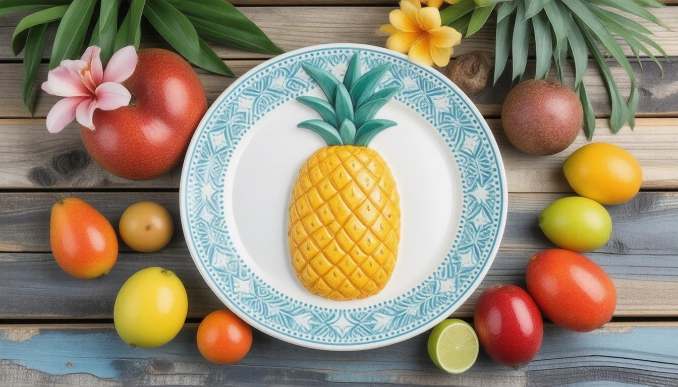 Elevate Your Entertaining with a Stunning Ceramic Pineapple Platter