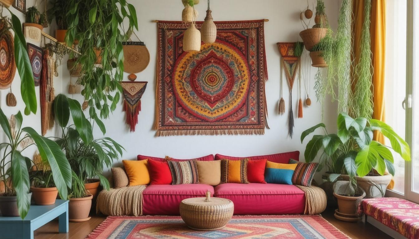 Embrace Your Creativity: Transform Your Space with<b> Bohemian Style</b> Decor