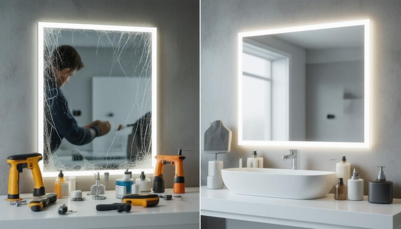 Cost Comparison: Repairing vs. Replacing LED Mirrors