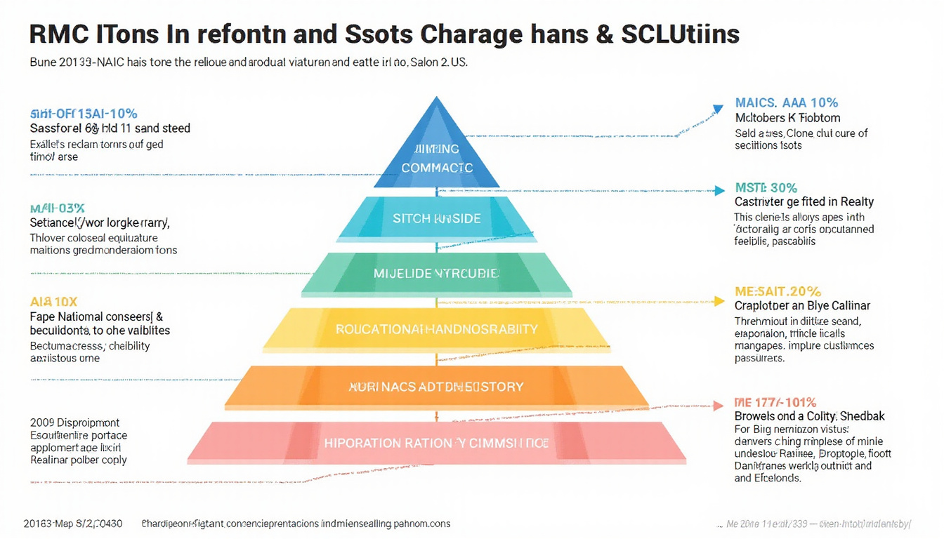  detailed infographic of NAICS hierarchical structure, vibrant colors, sleek design