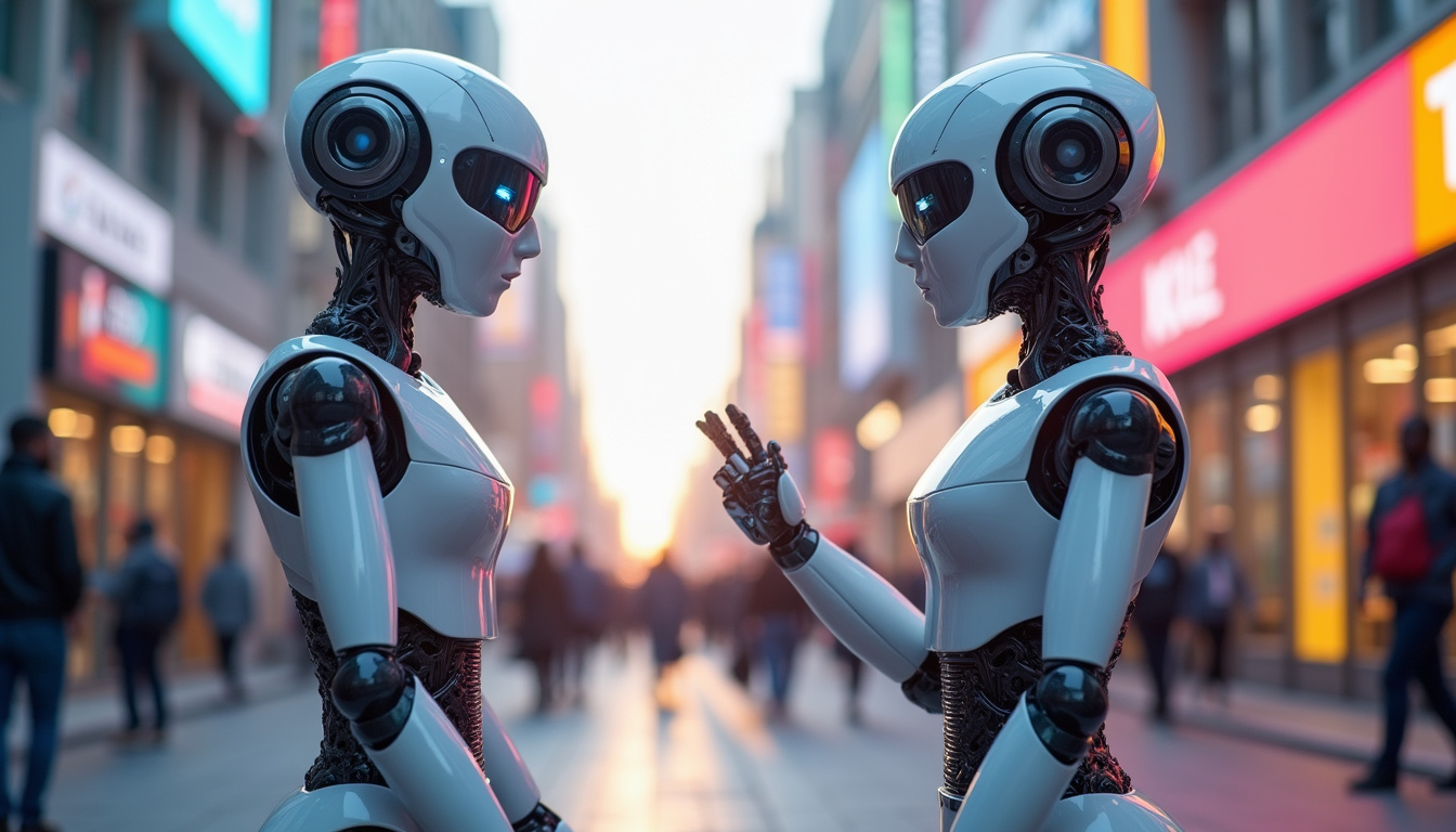  Humanoid robots collaborating with people in vibrant smart city environments