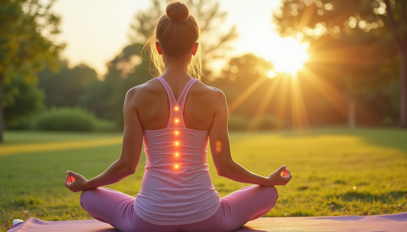  peaceful outdoor yoga session targeting lower back and legs for sciatica relief