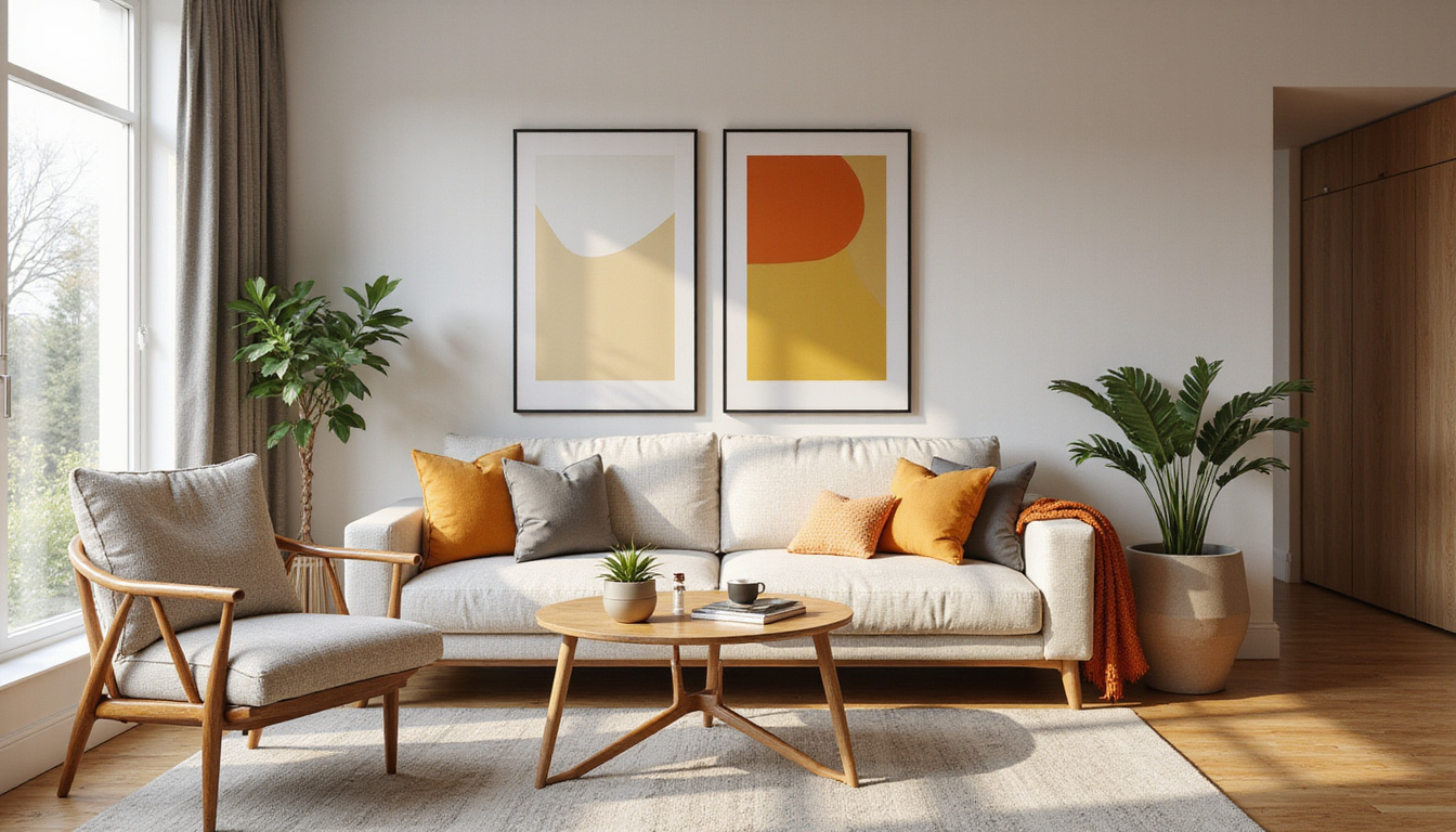  Cozy living room makeover featuring stylish furniture and warm decor