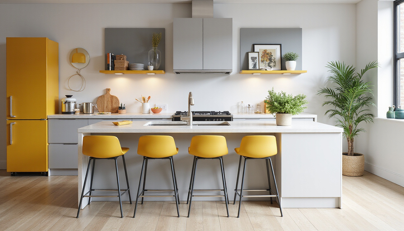  Bright kitchen makeover with contemporary cabinets and stylish decor