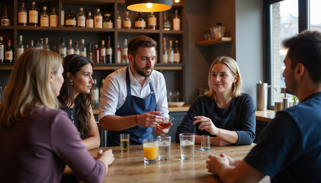  bartender training session with diverse group learning alcohol laws and safety