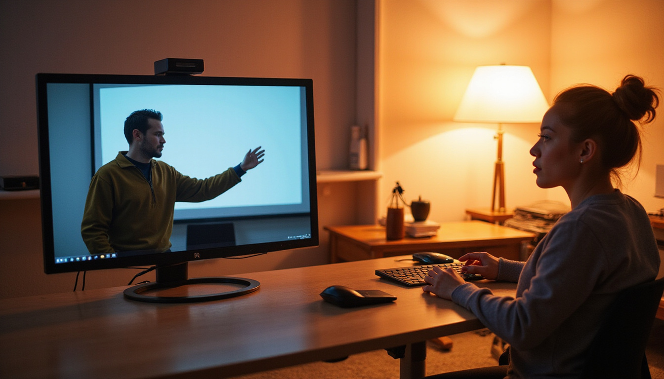  Warm well-lit classroom split-screen showing hunched teacher versus pain-free ergonomic setup