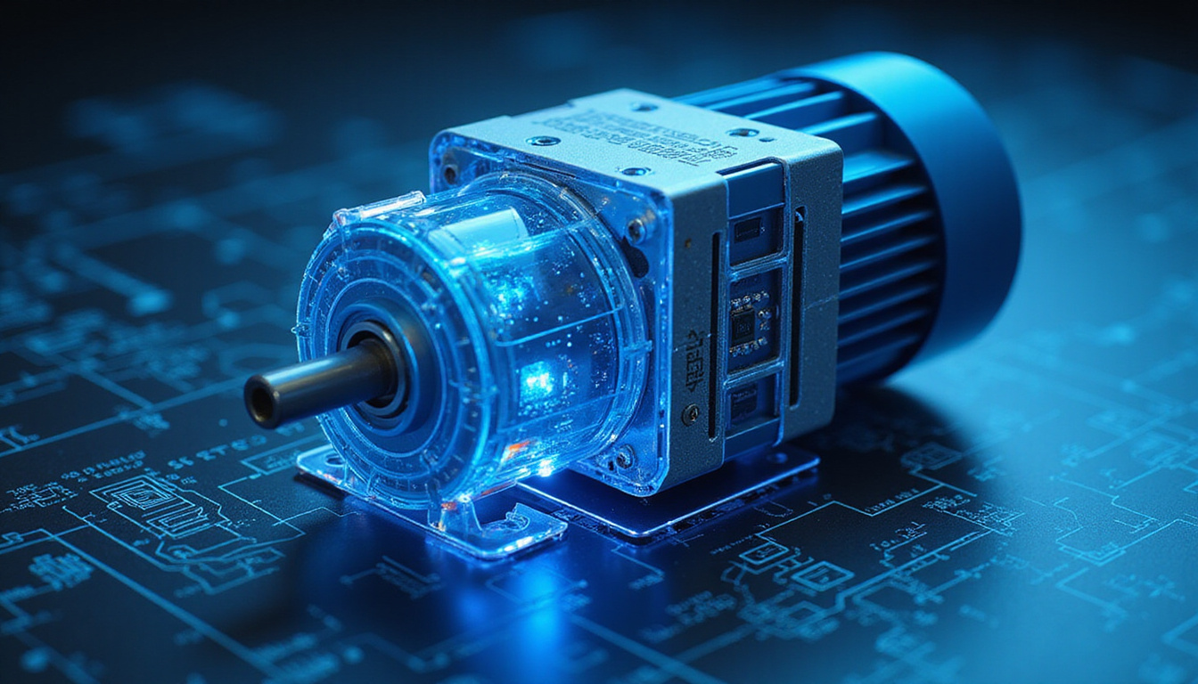  Redundant motor-inverter-battery stack, digital twin predictive analytics streams, fault-tolerant schematics, blue neon