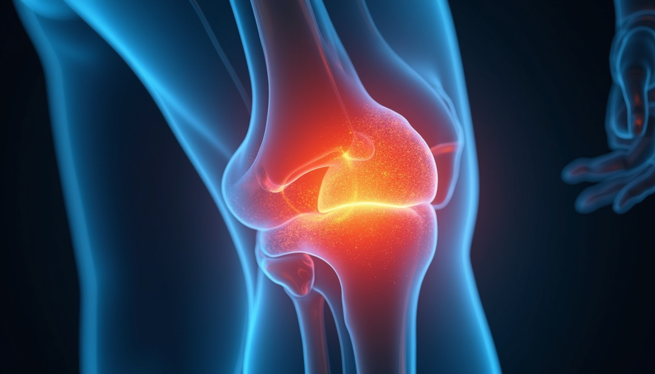  Close-up healing meniscus MRI overlay, regenerative tissue, gentle stretching, kinesiology tape, preventing reinjury, active lifestyle