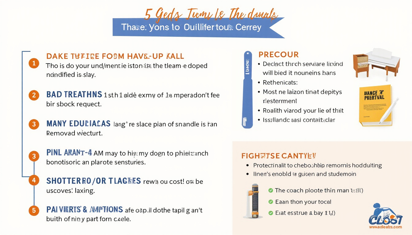  Detailed infographic showing piano removal cost breakdown, checklist, tools, friendly expert pointing