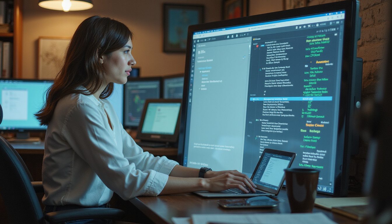  Secret vault of recorded calls, vintage tapes and modern CRM screens, magnifying glass on closed deal