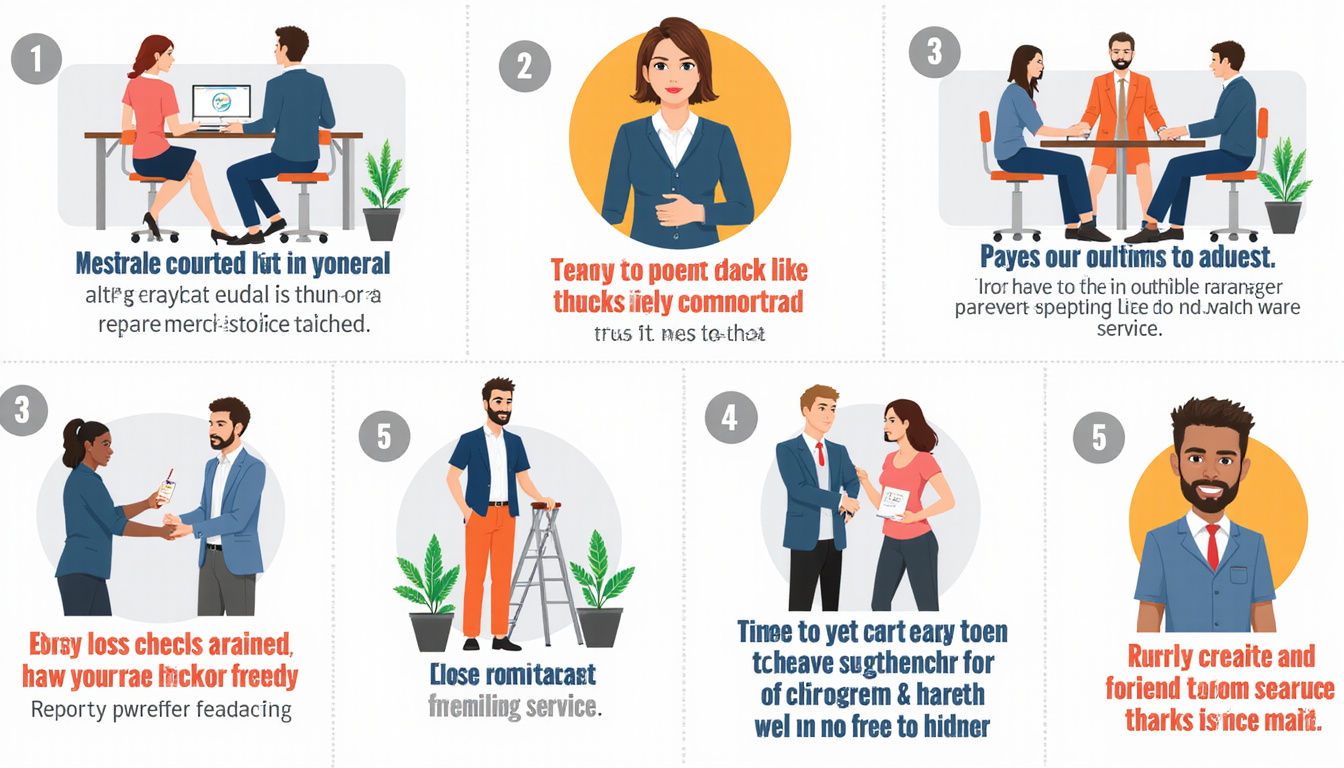  Training workshop poster: customer ID checks, loss prevention tips, friendly service, illustrated icons