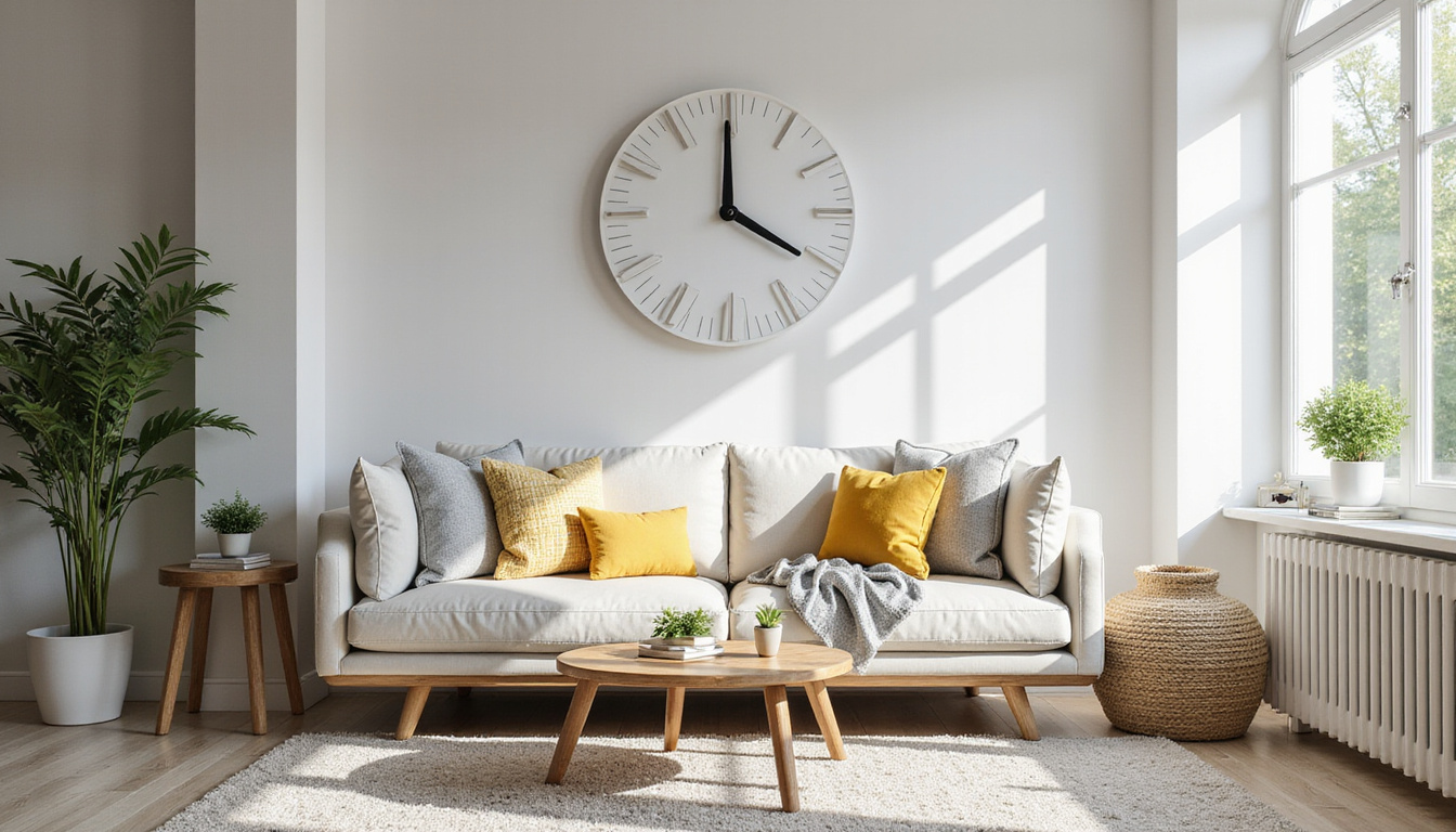  Before and after living room transformation, cluttered to pristine, fast service clock overlay, eco recycling