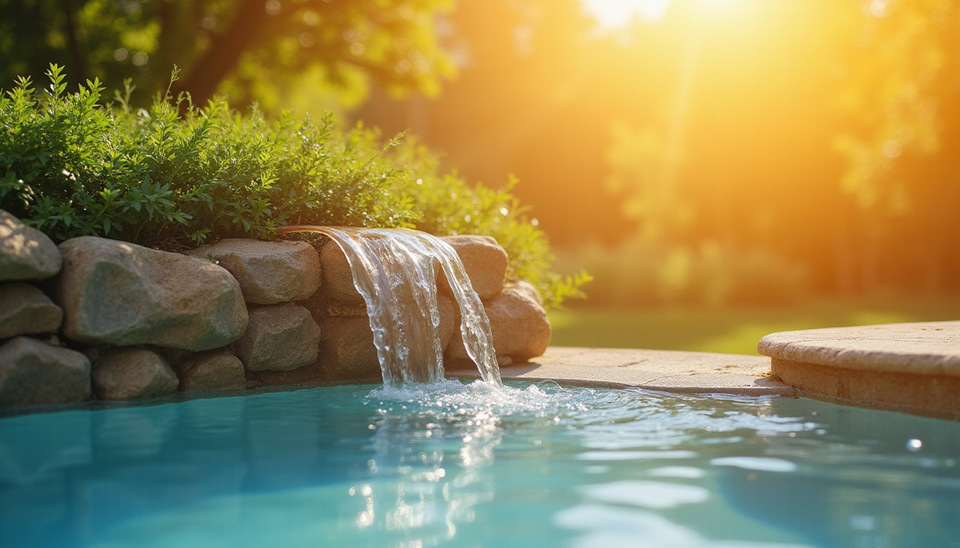 Serene automated yield stream flowing from cold hardware wallet into golden passive income pool