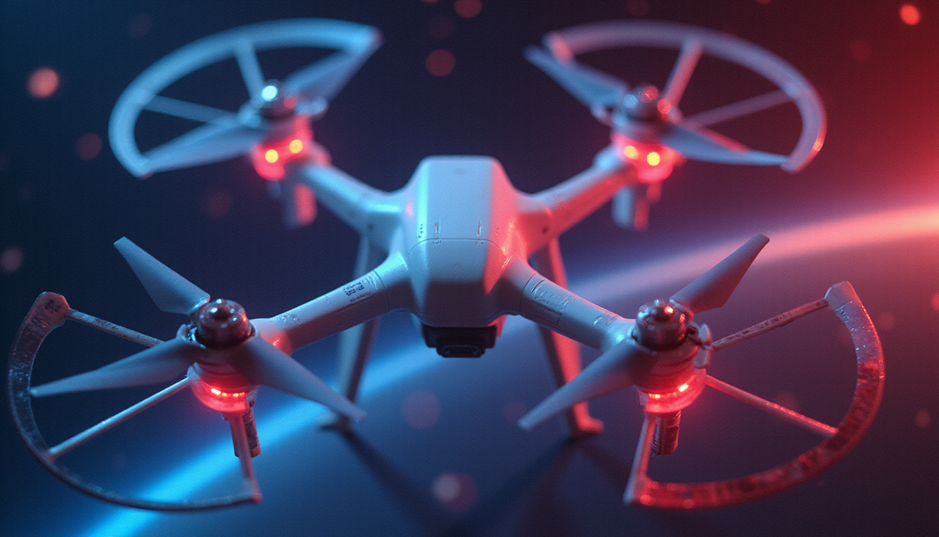  Team of autonomous drones minimizing prediction error, holographic Bayesian models guiding anticipatory flight