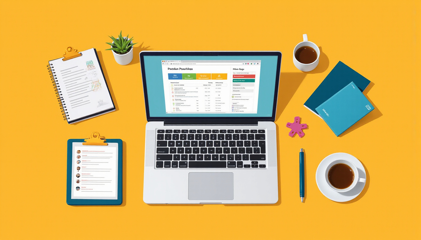  Panduan pesan hemat: peta, laptop, aplikasi booking, checklist, kopi di dek, nuansa hangat eksklusif