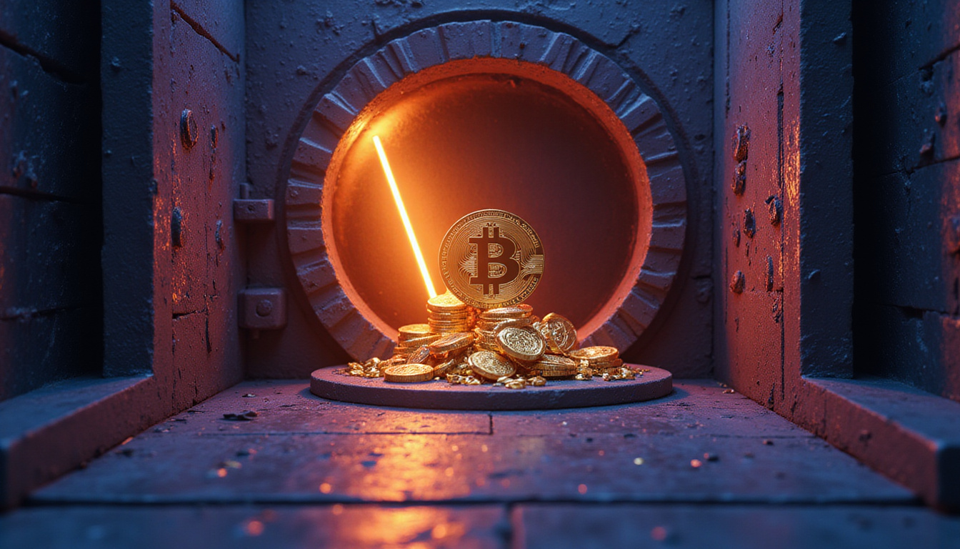  Insider roadmap blueprint, golden token rising from vault, neon network connections, confident entrepreneurs